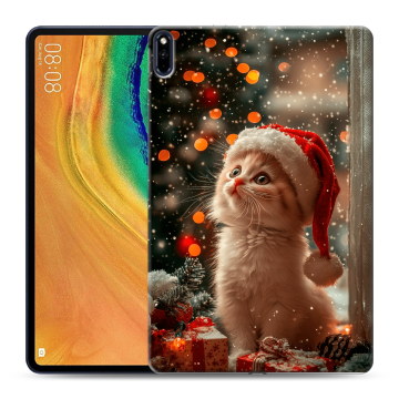 Силиконовый чехол на Huawei MatePad Pro с принтом Новый год