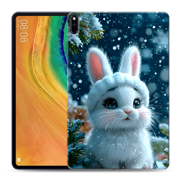 Силиконовый чехол на Huawei MatePad Pro с принтом Новый год