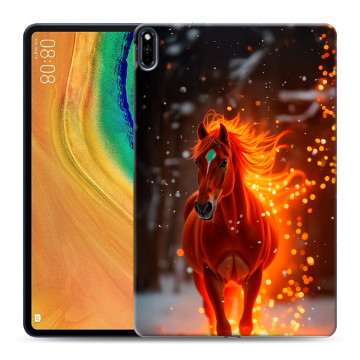 Силиконовый чехол на Huawei MatePad Pro с принтом Новый год