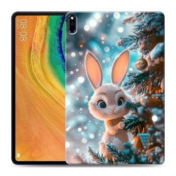 Силиконовый чехол на Huawei MatePad Pro с принтом Новый год