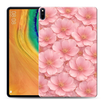 Силиконовый чехол на Huawei MatePad Pro с принтом женский