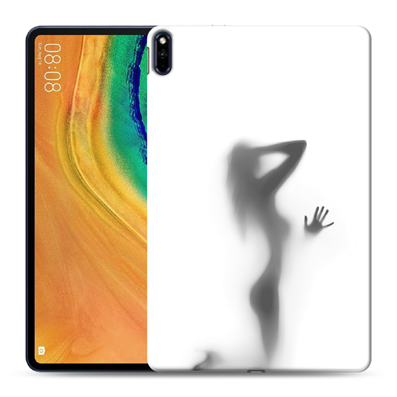 Силиконовый противоударный чехол на Huawei MatePad Pro с принтом Силуэт Силиконовый противоударный чехол на Huawei MatePad Pro с принтом Силуэт