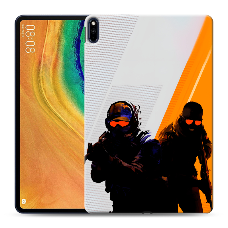 Силиконовый чехол на Huawei MatePad Pro с принтом Контер страйк Counter strike Силиконовый чехол на Huawei MatePad Pro с принтом Контер страйк Counter strike