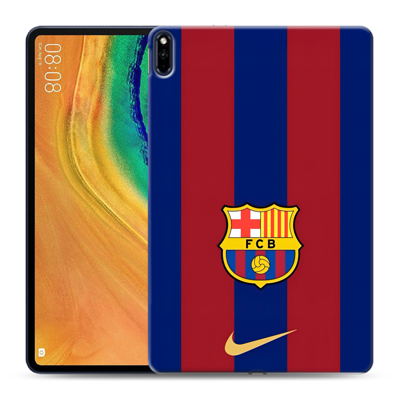 Силиконовый противоударный чехол на Huawei MatePad Pro с принтом Барселона Barcelona Силиконовый противоударный чехол на Huawei MatePad Pro с принтом Барселона Barcelona