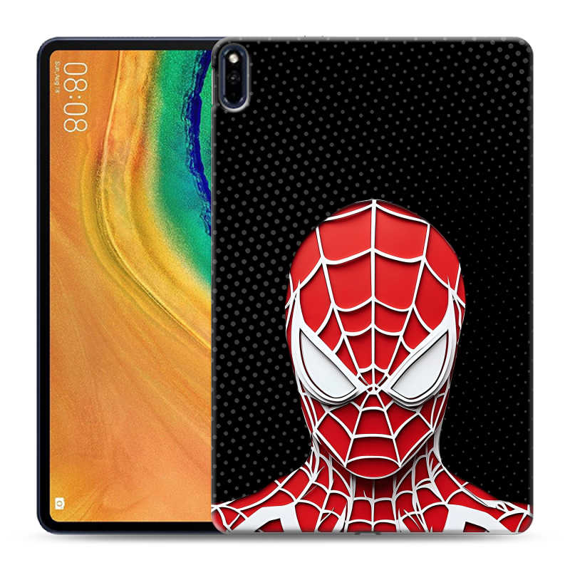 Силиконовый чехол на Huawei MatePad Pro с принтом человек паук spiderman Силиконовый чехол на Huawei MatePad Pro с принтом человек паук spiderman