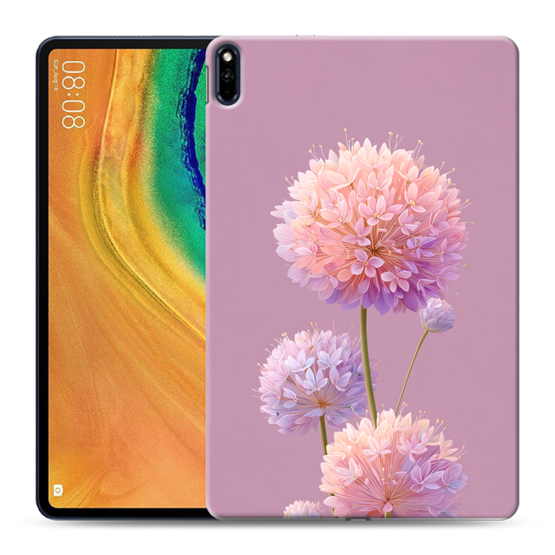 Силиконовый чехол на Huawei MatePad Pro с принтом Цветы Силиконовый чехол на Huawei MatePad Pro с принтом Цветы
