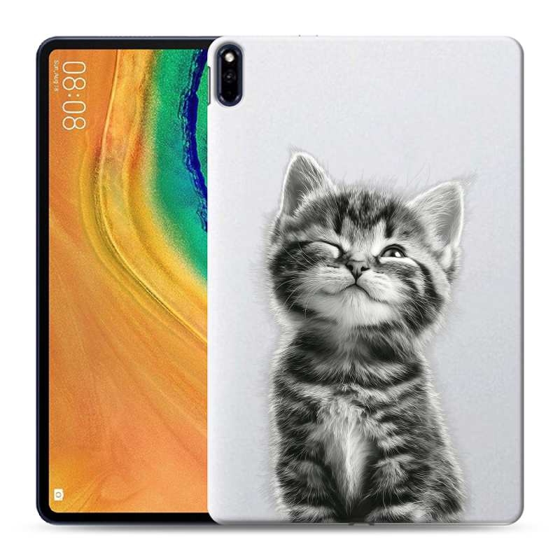 Силиконовый чехол на Huawei MatePad Pro с принтом Котенок Силиконовый чехол на Huawei MatePad Pro с принтом Котенок