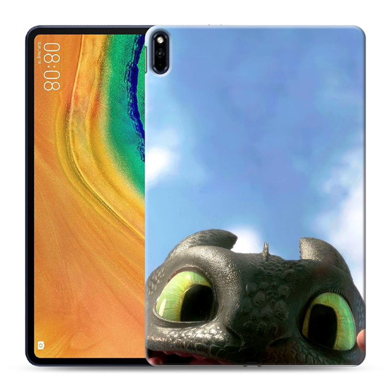 Силиконовый чехол на планшета Huawei MatePad Pro с принтом Как приручить дракона Силиконовый чехол на планшета Huawei MatePad Pro с принтом Как приручить дракона