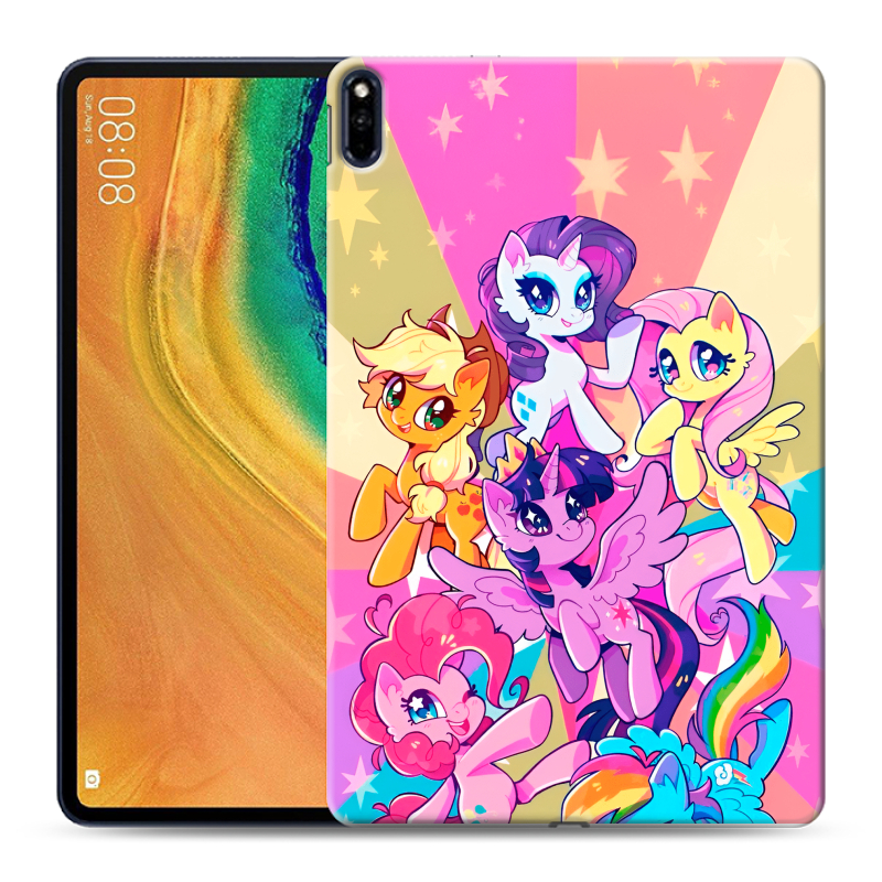 Силиконовый чехол на Huawei MatePad Pro с принтом My little pony Дружба чудо Силиконовый чехол на Huawei MatePad Pro с принтом My little pony Дружба чудо