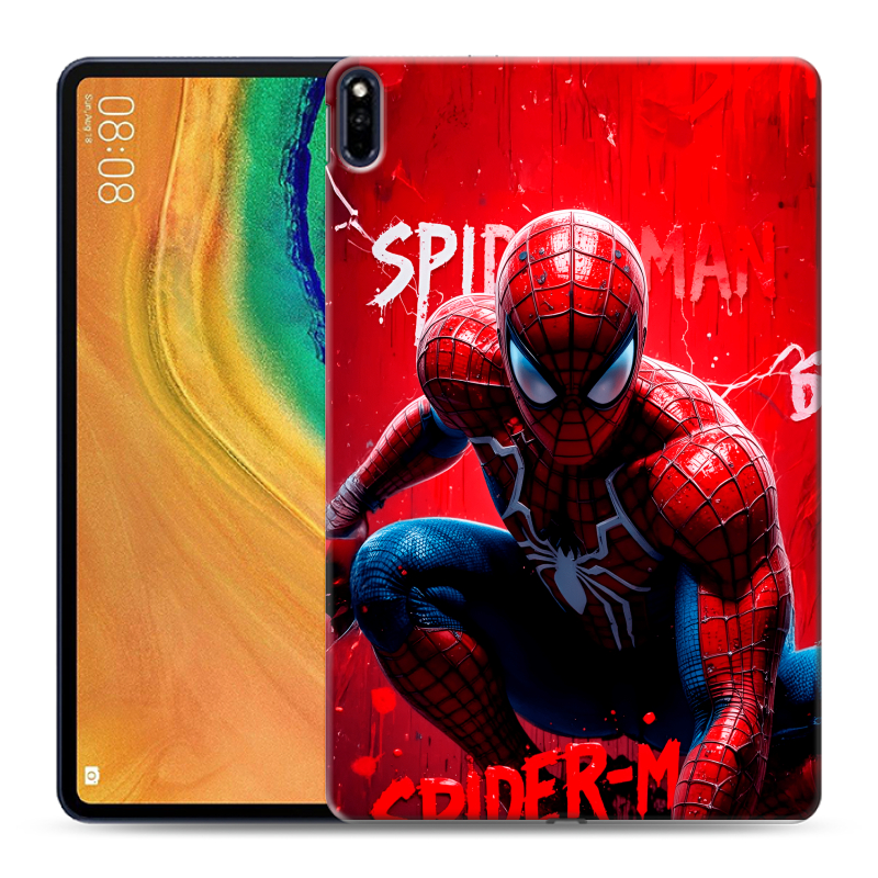 Силиконовый чехол на Huawei MatePad Pro с принтом Spiderman Человек паук Силиконовый чехол на Huawei MatePad Pro с принтом Spiderman Человек паук