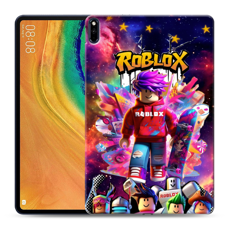 Силиконовый чехол на Huawei MatePad Pro с принтом Roblox Роблокс Силиконовый чехол на Huawei MatePad Pro с принтом Roblox Роблокс