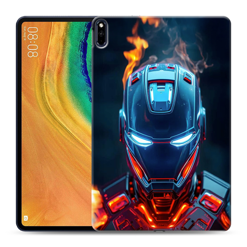 Силиконовый чехол на Huawei MatePad Pro с принтом IronMan Железный человек Силиконовый чехол на Huawei MatePad Pro с принтом IronMan Железный человек