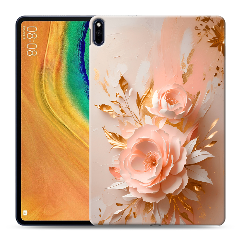 Силиконовый чехол на Huawei MatePad Pro с принтом женский Силиконовый чехол на Huawei MatePad Pro с принтом женский