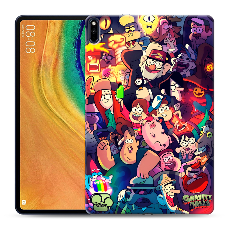 Силиконовый чехол на Huawei MatePad Pro с принтом Gravity Falls Гравити Фолз Силиконовый чехол на Huawei MatePad Pro с принтом Gravity Falls Гравити Фолз