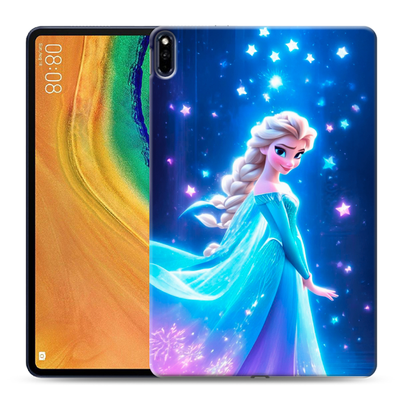 Силиконовый чехол на Huawei MatePad Pro с принтом Холодное сердце Frozen Силиконовый чехол на Huawei MatePad Pro с принтом Холодное сердце Frozen