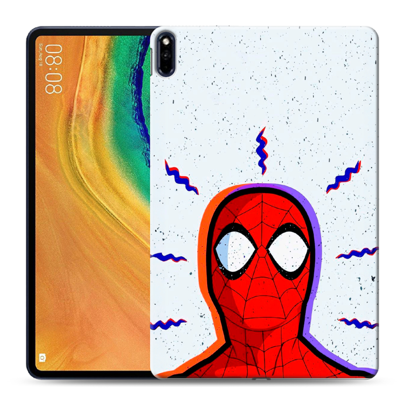 Силиконовый противоударный чехол на Huawei MatePad Pro с принтом Spiderman Человек паук Силиконовый противоударный чехол на Huawei MatePad Pro с принтом Spiderman Человек паук