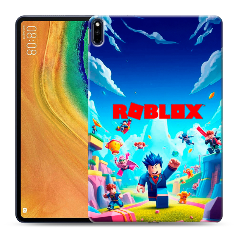 Силиконовый чехол на Huawei MatePad Pro с принтом Roblox Роблокс Силиконовый чехол на Huawei MatePad Pro с принтом Roblox Роблокс
