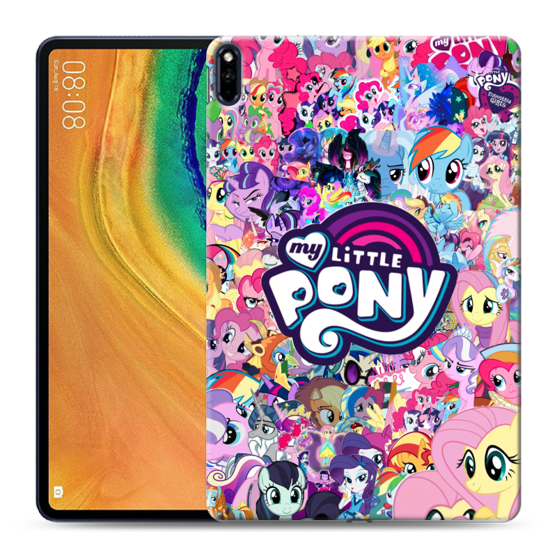 Силиконовый чехол на Huawei MatePad Pro с принтом My little pony Дружба чудо Силиконовый чехол на Huawei MatePad Pro с принтом My little pony Дружба чудо