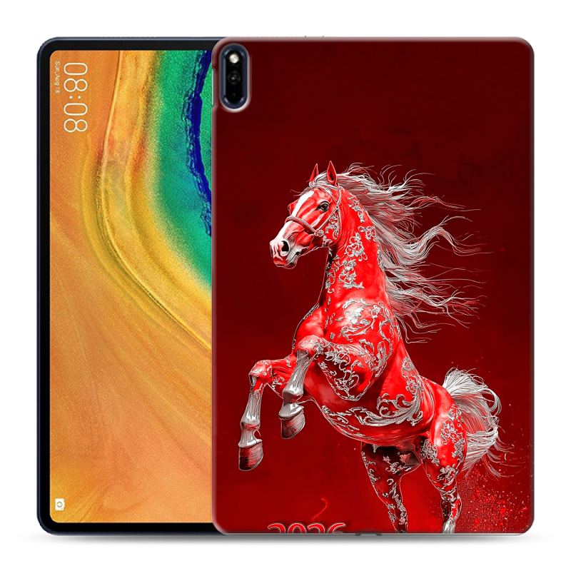 Силиконовый чехол на Huawei MatePad Pro с принтом Новый год Силиконовый чехол на Huawei MatePad Pro с принтом Новый год