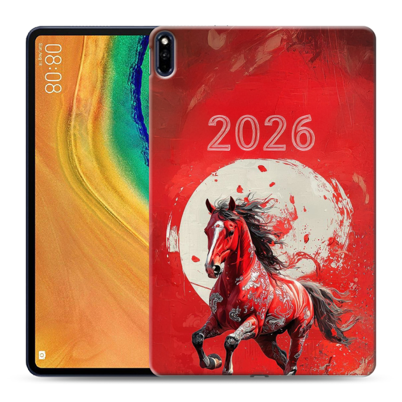 Силиконовый чехол на Huawei MatePad Pro с принтом Новый год Силиконовый чехол на Huawei MatePad Pro с принтом Новый год