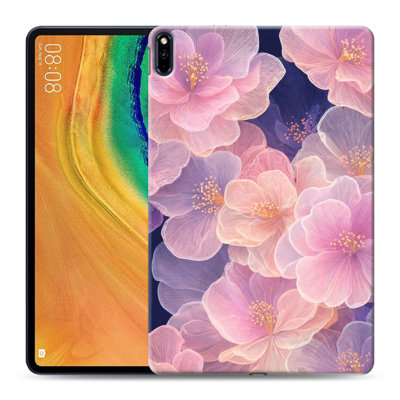 Силиконовый чехол на Huawei MatePad Pro с принтом женский Силиконовый чехол на Huawei MatePad Pro с принтом женский