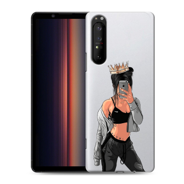 Силиконовый чехол на Sony Xperia 1 II с принтом Женские принты Силиконовый чехол на Sony Xperia 1 II с принтом Женские принты