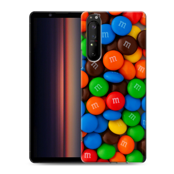 Силиконовый чехол на Sony Xperia 1 II с принтом Конфеты Силиконовый чехол на Sony Xperia 1 II с принтом Конфеты