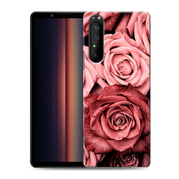 Силиконовый чехол на Sony Xperia 1 II с принтом Цветы розы Силиконовый чехол на Sony Xperia 1 II с принтом Цветы розы