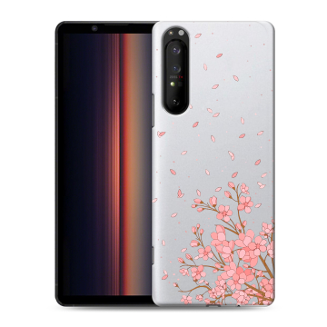 Силиконовый чехол на Sony Xperia 1 II с принтом Ветка сакуры