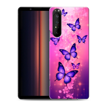 Силиконовый чехол на Sony Xperia 1 II с принтом Бабочки