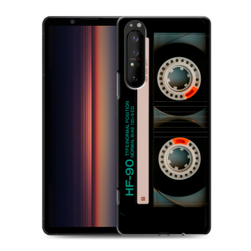 Силиконовый чехол на Sony Xperia 1 II с принтом Кассета