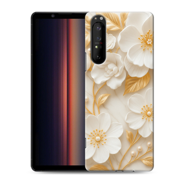 Силиконовый чехол на Sony Xperia 1 II с принтом Цветы