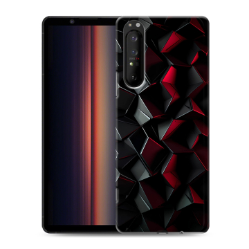Силиконовый чехол на Sony Xperia 1 II с принтом Абстракция