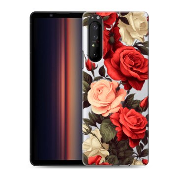 Силиконовый чехол на Sony Xperia 1 II с принтом Розы