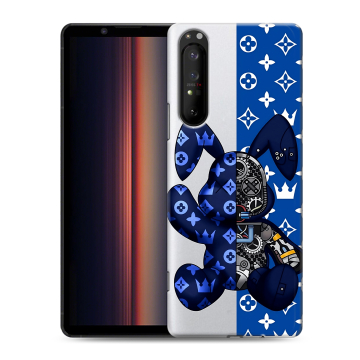 Силиконовый чехол на Sony Xperia 1 II с принтом Луи робот