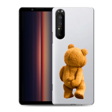 Силиконовый чехол на Sony Xperia 1 II с принтом Медведь