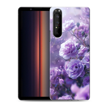 Силиконовый чехол на Sony Xperia 1 II с принтом Розы цветы Силиконовый чехол на Sony Xperia 1 II с принтом Розы цветы