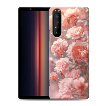 Силиконовый чехол на Sony Xperia 1 II с принтом Розовые розы