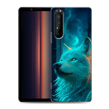Силиконовый чехол на Sony Xperia 1 II с принтом бабочки саккура Силиконовый чехол на Sony Xperia 1 II с принтом бабочки саккура