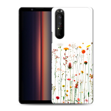 Силиконовый чехол на Sony Xperia 1 II с принтом цветы