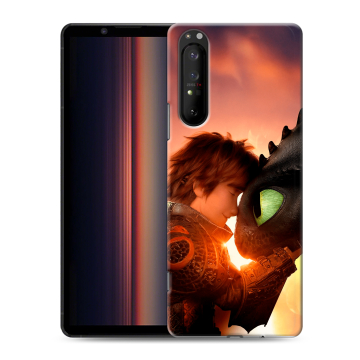 Силиконовый чехол на Sony Xperia 1 II с принтом Как приручить дракона Силиконовый чехол на Sony Xperia 1 II с принтом Как приручить дракона