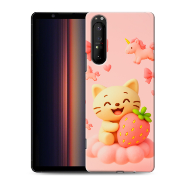 Силиконовый чехол на Sony Xperia 1 II с принтом для девочек