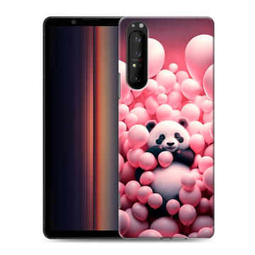 Силиконовый чехол на Sony Xperia 1 II с принтом Панда Силиконовый чехол на Sony Xperia 1 II с принтом Панда