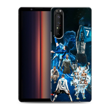 Силиконовый чехол на Sony Xperia 1 II с принтом Реал Роналдо Силиконовый чехол на Sony Xperia 1 II с принтом Реал Роналдо