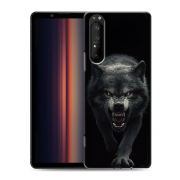 Силиконовый чехол на Sony Xperia 1 II с принтом Волк