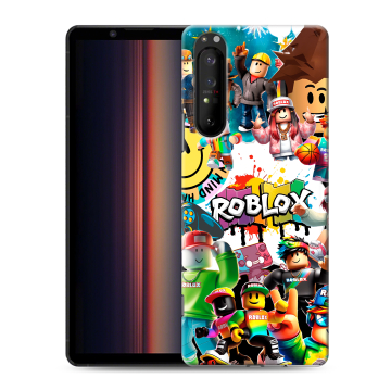 Силиконовый чехол на Sony Xperia 1 II с принтом Roblox Роблокс Силиконовый чехол на Sony Xperia 1 II с принтом Roblox Роблокс