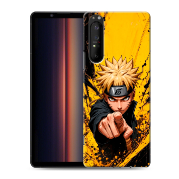Силиконовый чехол на Sony Xperia 1 II с принтом Naruto Наруто