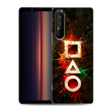 Силиконовый чехол на Sony Xperia 1 II с принтом Squid Game Игра кальмара