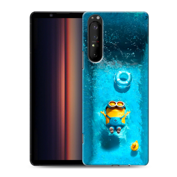 Силиконовый чехол на Sony Xperia 1 II с принтом Миньоны Силиконовый чехол на Sony Xperia 1 II с принтом Миньоны