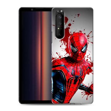 Силиконовый чехол на Sony Xperia 1 II с принтом Spiderman Человек паук